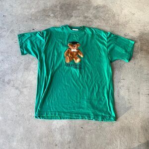 1990s Oxford University Graduation Bear Tee Rare 3D Mens size XL